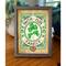 Irish- Faith, Fun, Family with Irish Penny Coin in 5" x 7" Frame